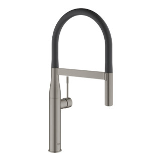 Jednouchwytowa bateria kuchenna z obrotową wylewką Grohe Essence, DN 15 - brushed hard graphite
