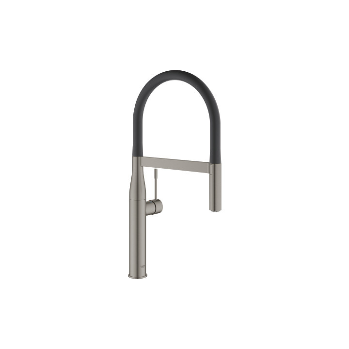 Jednouchwytowa bateria kuchenna z obrotową wylewką Grohe Essence, DN 15 - brushed hard graphite