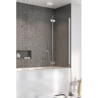 Parawan nawannowy Radaway Nes 8 Black PNJ I, prawy, szkło przejrzyste, 60x150cm, czarny profil