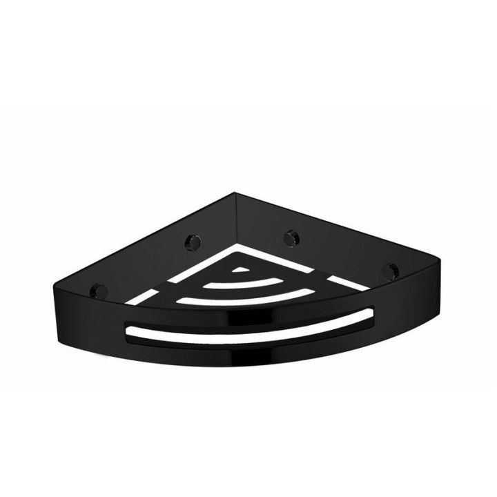 Koszyk prysznicowy Omnires Uni - czarny mat