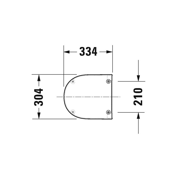 Pokrywa pisuaru Duravit Vero, zamknięcie soft, biała