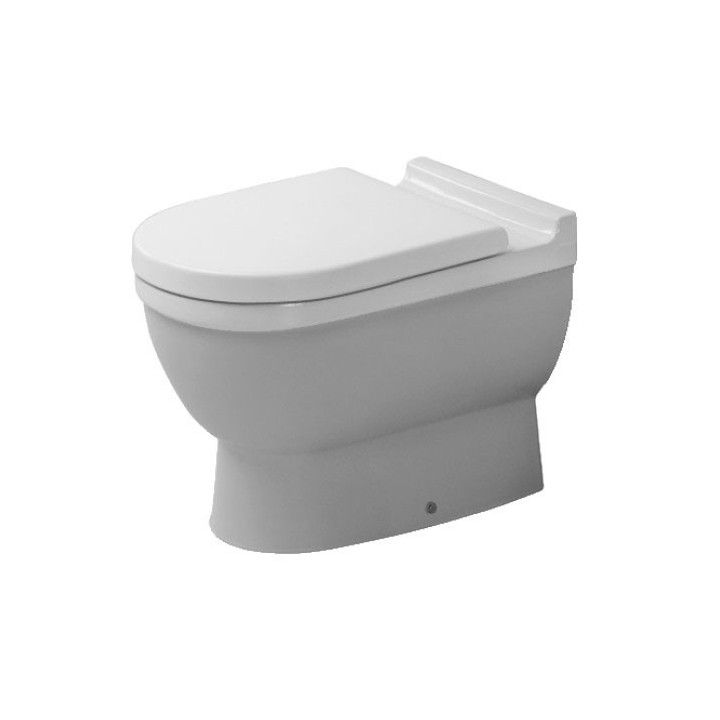Miska WC stojąca Duravit Starck 3, 56x36cm, HygieneGlaze, biała