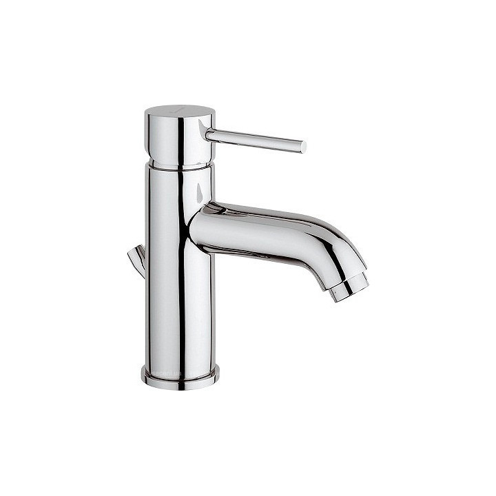 Bateria umywalkowa stojąca Emmevi Piper z korkiem czarny mat- sanitbuy.pl