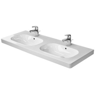 Umywalka meblowa Duravit D-Code, 85x48cm, jeden otwór pod baterię, biała