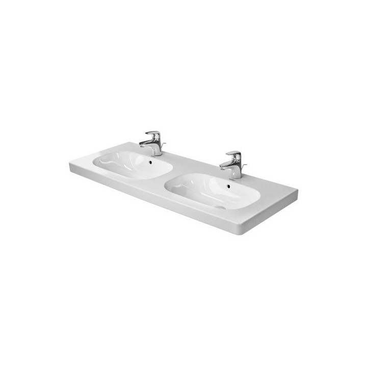 Umywalka meblowa Duravit D-Code, 85x48cm, jeden otwór pod baterię, biała