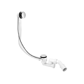 Syfon wannowy McAlpine z korkiem automatycznym chrom premium kwadrat - sanitbuy.pl