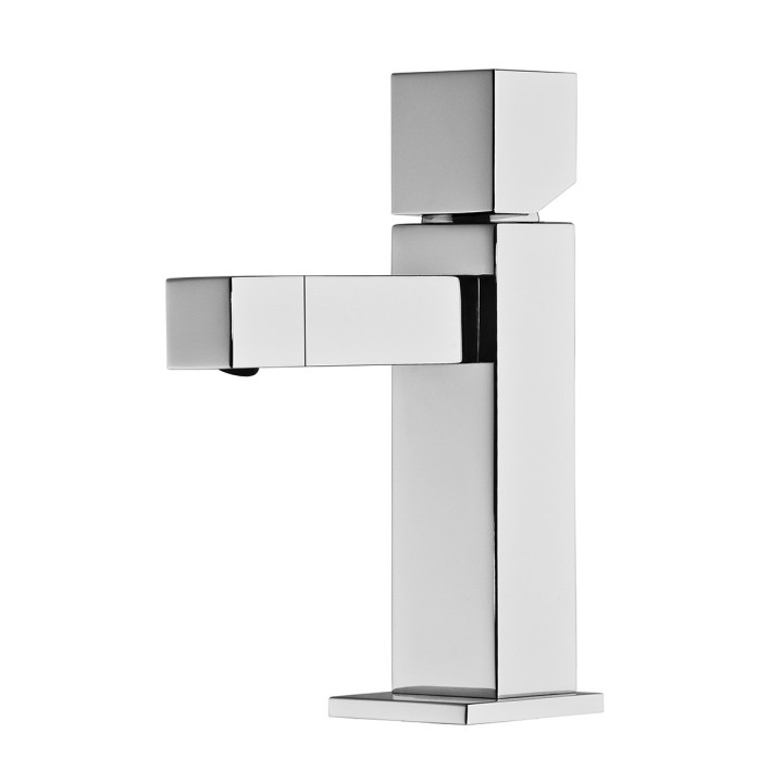 Bateria bidetowa Bruma Escudo, stojąca, uchwyt bez dźwigni, bez korka, chrom