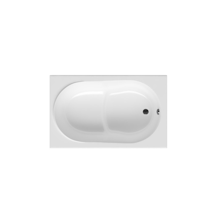 Wanna prostokątna Massi Elega, 190x90cm, do zabudowy, akrylowa, biała