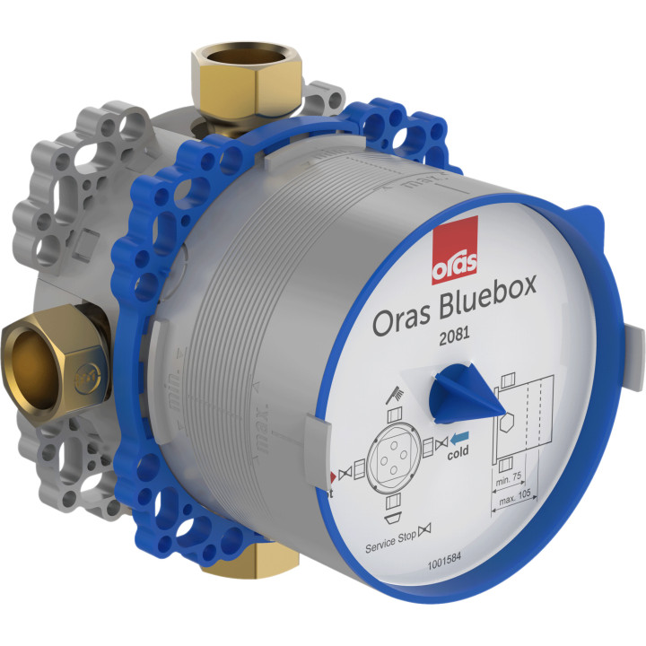Element podtynkowy Oras Bluebox 2081, G3/4, DN 20