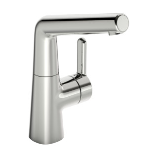 Bateria umywalkowa Oras Inspera, stojąca, uchwyt boczny, obrotowa wylewka, zawór spustowy, chrom