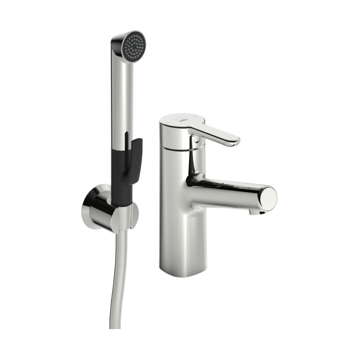 Bateria umywalkowa Oras Inspera, stojąca, wysokość 169mm, chrom