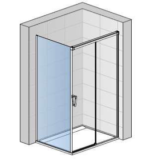 Ścianka boczna SanSwiss CAST, 90x200cm - szkło przezroczyste