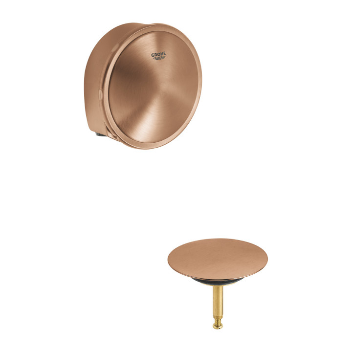 Zestaw odpływowo-napełniający do wanien Grohe Talentofill, brushed warm sunset