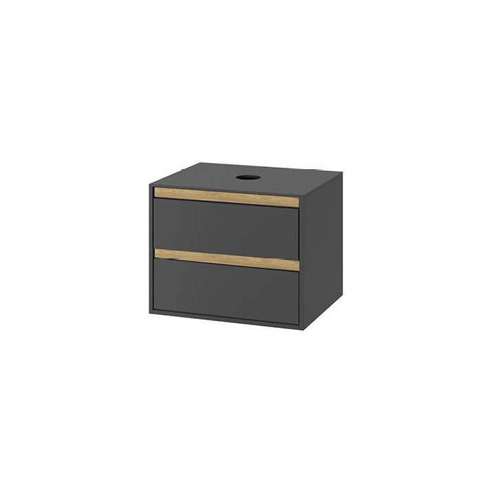 Słupek wiszący Excellent Tuto, 40x160cm, biały/dąb