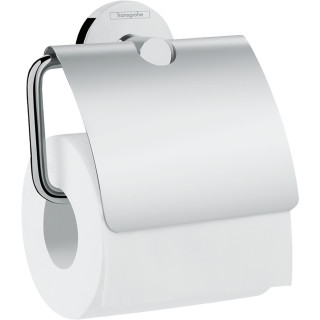 Uchwyt na papier Hansgrohe Logis Universal, z osłonką, ścienny, chrom