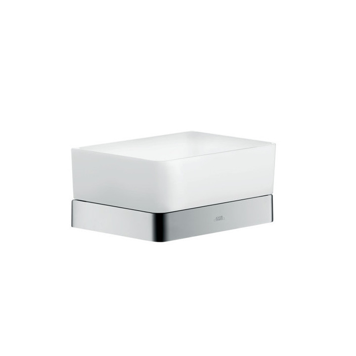 Półka Axor Universal, 15x7cm, ścienna, szklana, chrom