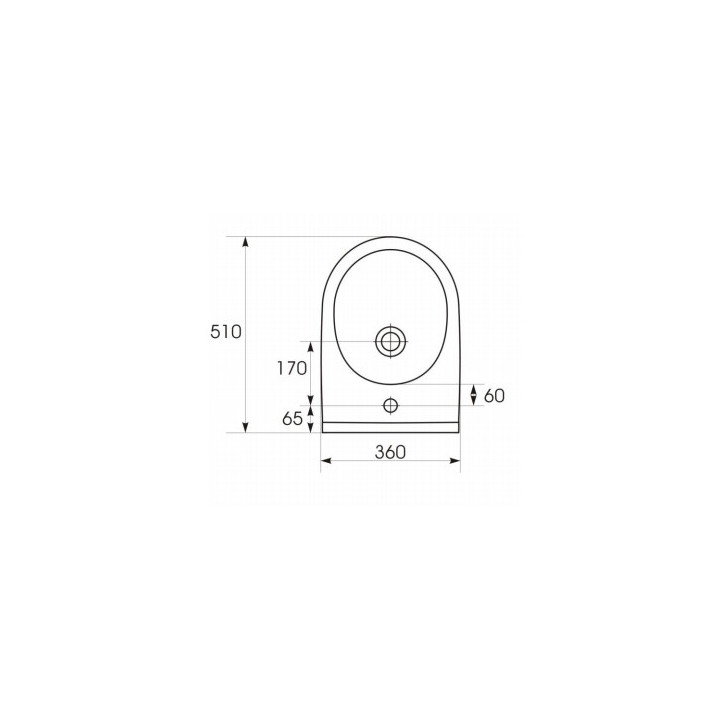 CERSANIT BIDET ZAWIESZANY CITY OVAL