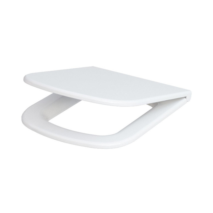 Deska WC Cersanit Colour, prostokątna, Duroplast, biała