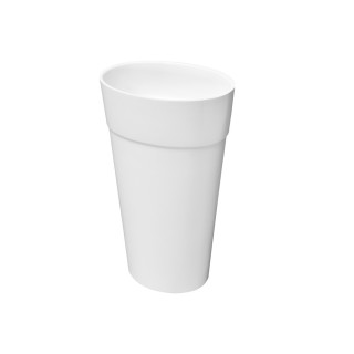 Umywalka wolnostojąca Besco Uniqa, 32x46cm, bez przelewu, biała