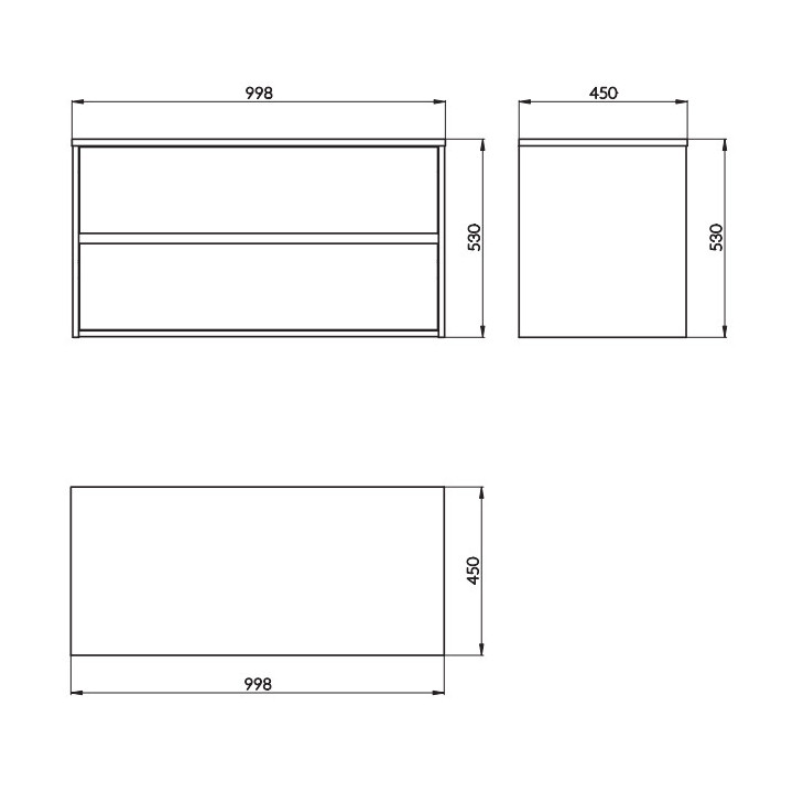 Szafka podumywalkowa Cersanit Crea 80, uniwersalny blat, szuflady z cichym domykaniem, biała