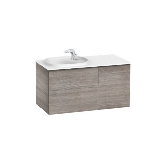 Zestaw łazienkowy Roca Unik Beyond, 100x50cm, 2 szuflady, biały połysk