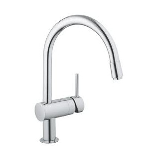 Bateria kuchenna Grohe Minta z wyciąganą wylewką z perlatorem- sanitbuy.pl