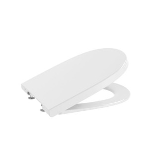 Deska WC Roca Meridian Slim, duroplast, wolnoopadająca, łatwe wypinanie, biała