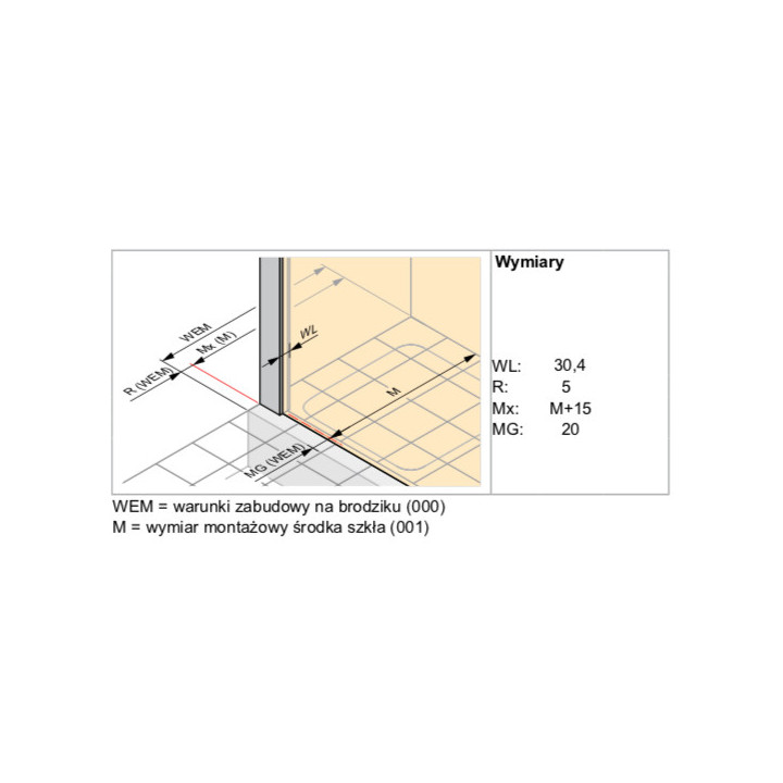 Drzwi skrzydłowe Huppe ena 2.0, 800mm, do wnęki lub ze ścianką boczną, Anti-Plaque, srebrny profil