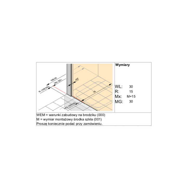 Drzwi skrzydłowe Huppe Design pure 4-kąt, 800mm, uniwersalne, Anti-Plaque, profil chrom eloxal