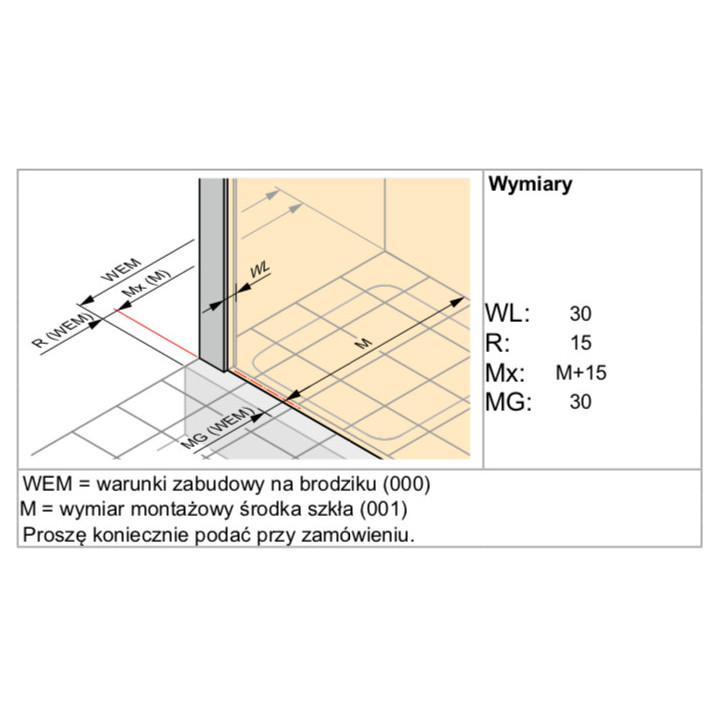 Drzwi skrzydłowe Huppe Design pure 4-kąt, 800mm, uniwersalne, Anti-Plaque, profil chrom eloxal