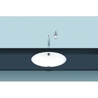 Umywalka podblatowa Alepe O-Series, owalna, 372x273mm, z przelewem, UB.O425, biała