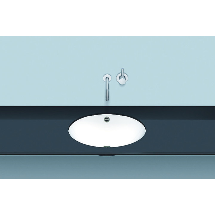 Umywalka podblatowa Alepe O-Series, owalna, 372x273mm, z przelewem, UB.O425, biała
