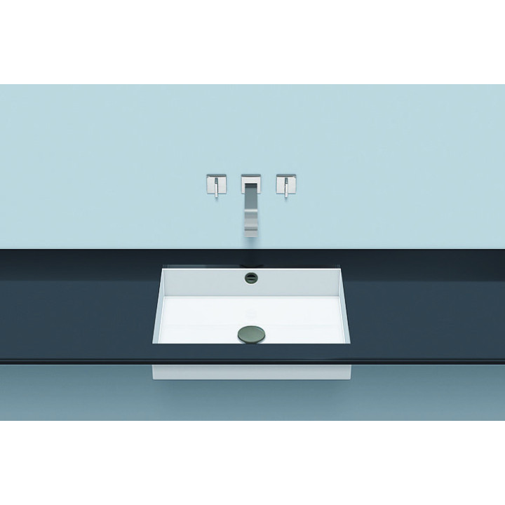 Umywalka podblatowa Alepe O-Series, owalna, 472x373mm, z przelewem, UB.O525, biała