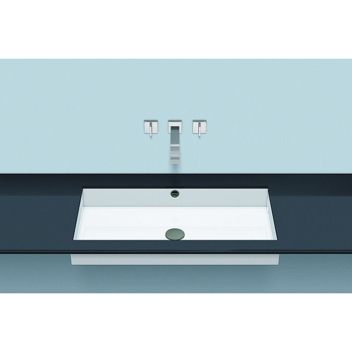 Umywalka podblatowa Alepe Metaphor ME-Series, prostokątna, 504x379mm, z przelewem, UB.ME500, biała