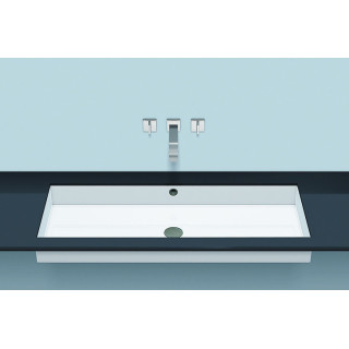 Umywalka podblatowa Alepe Metaphor ME-Series, prostokątna, 754x379mm, z przelewem, UB.ME750, biała