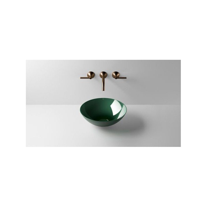 Umywalka, misa stawiana na blat Alape Aqua, okrągła, 300mm, bez przelewu, SB.Aqua300, deep green