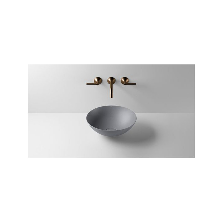 Umywalka, misa stawiana na blat Alape Terra, okrągła, 300mm, bez przelewu, SB.Terra300, oyster matt