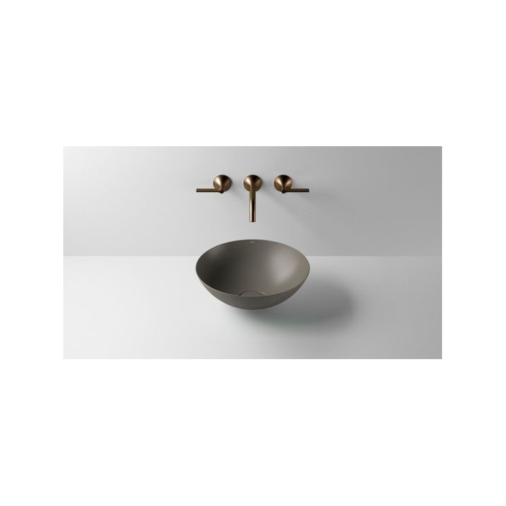 Umywalka, misa stawiana na blat Alape Terra, okrągła, 300mm, bez przelewu, SB.Terra300, oyster matt