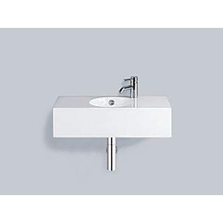 Umywalka wisząca Alape Scopio IC-Series, kwadratowa, 325x325mm, z przelewem, otwór na baterię, WT.IC325H, biała