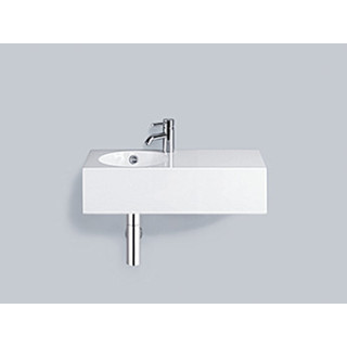 Umywalka wisząca Alape Scopio IC-Series, prostokątna, 600x325mm, z przelewem, otwór na baterię, WT.IC600H, biała