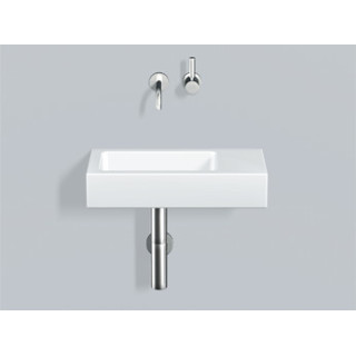 Umywalka wisząca Alape Xplore.S XS-Series, prostokątna, 500x268mm, bez przelewu, otwór na baterię po prawej, łatwa w pielęgnacji