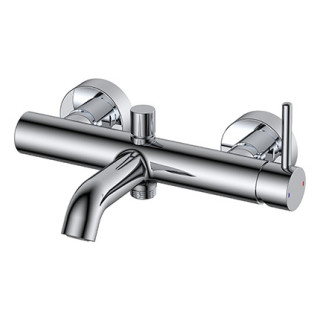 Bateria prysznicowa Omnires Y, natynkowa, jednouchwytowa, czarny