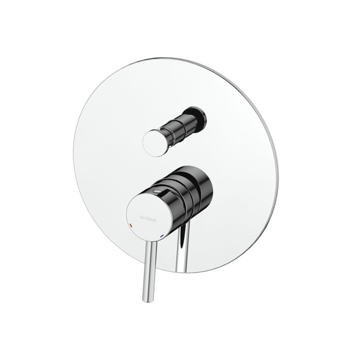 Bateria natryskowa Oltens Molle, podtynkowa, jednouchwytowa, 2 wyjścia wody, chrom
