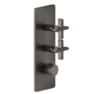 Bateria natryskowa Gessi Inciso Wellness, podtynkowa termostatyczna, 2 wyjścia wody, chrom