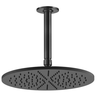 Deszczownica Gesssi Inciso, okrągła, 300mm, ramię ścienne, chrom