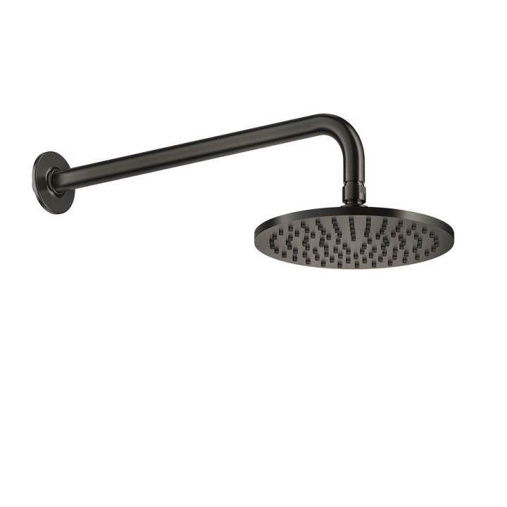 Deszczownica Gesssi Inciso, okrągła, 300mm, ramię ścienne, chrom