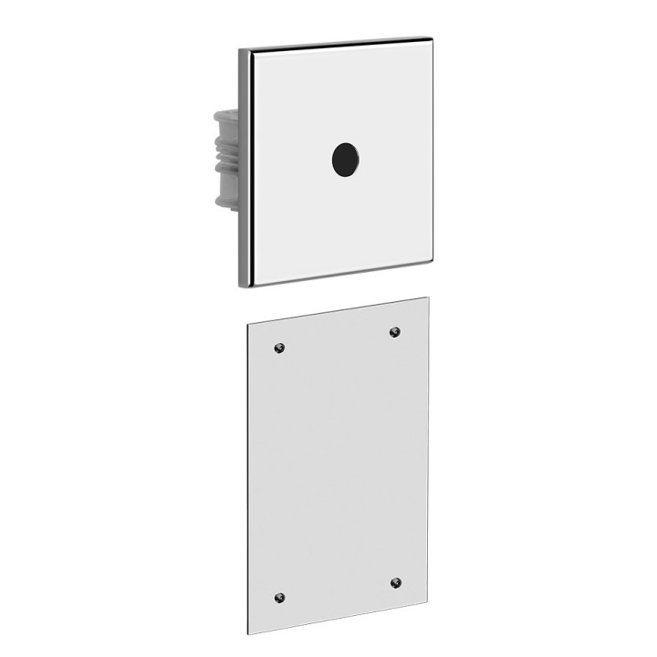 Zewnętrzny element dla elektronicznych baterii Gessi, do ustawiania temperatury i ciśnienia, chrom