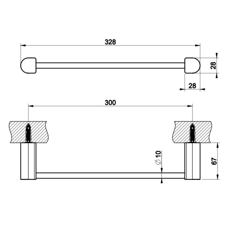 Uchwyt na papier Gessi Rilievo, ścienny, z osłoną, chrom