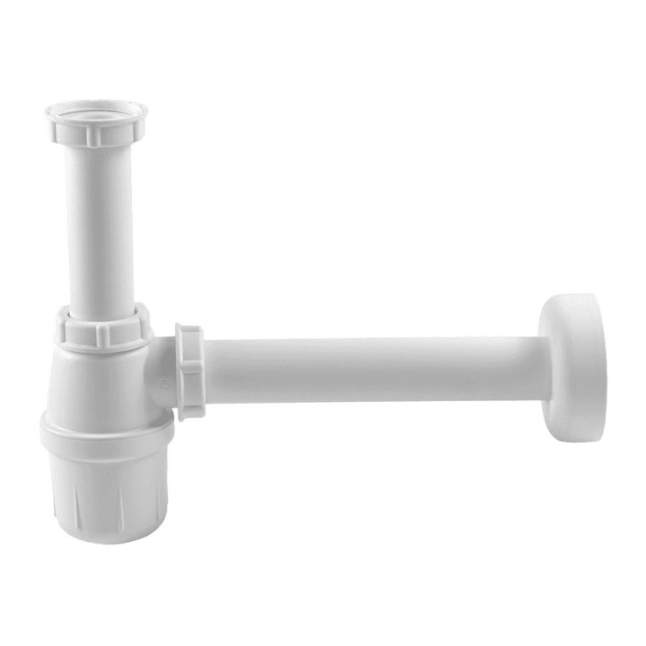 Syfon butelkowy Viega, tworzywo sztuczne, butelka 50mm, biały