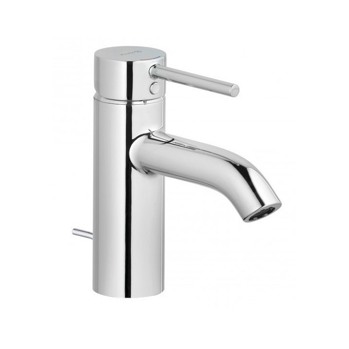 Bateria umywalkowa Kludi Bozz, stojąca, wysokość 160mm, korek automatyczny, chrom